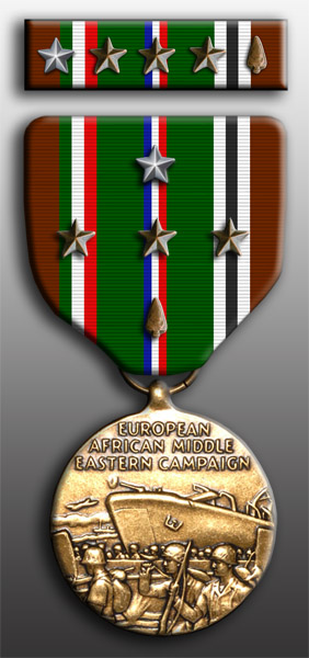 American Campaign Medal and Ribbon Set